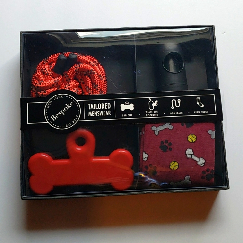Tailored Menswear Dog Box - Men's Gift Set New